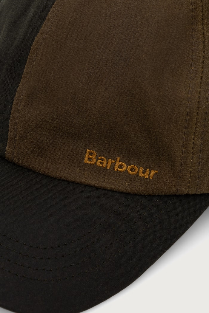 Barbour Czapka bejsbolówka damska LHA0546 zielony AW25
