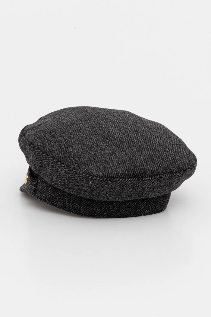 Kapa s šiltom z dodatkom volne Barbour LHA0552 siva AW25
