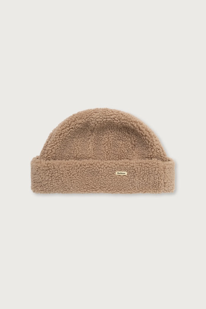 Barbour Czapka beanie damska beżowy LHA0605