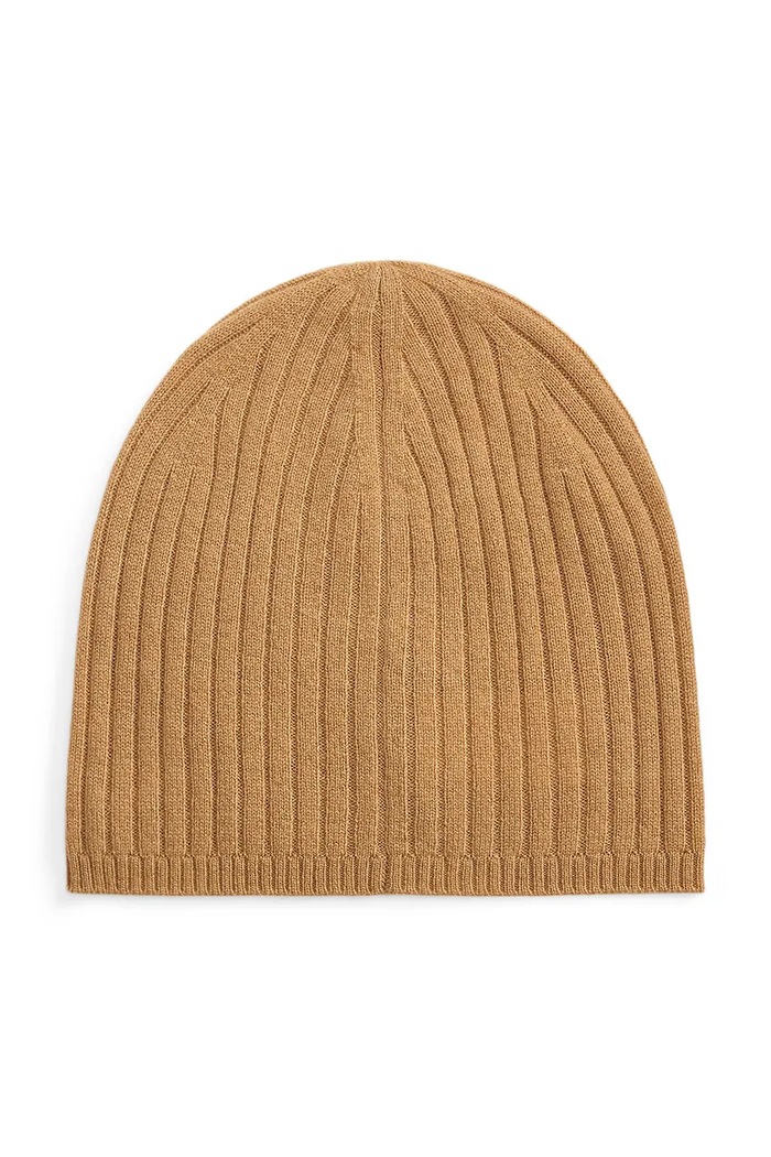 Lauren Ralph Lauren Czapka damska kaszmirowa 454P04475 brązowy AW25