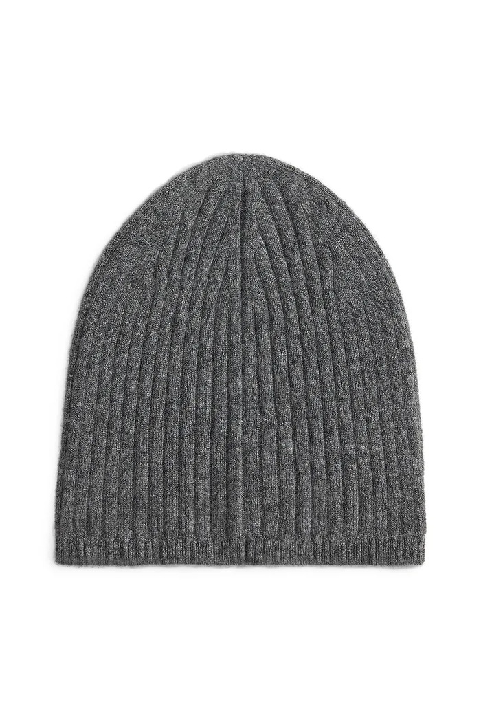 Kašmírová čiapka Lauren Ralph Lauren 454P04475 sivá AW25