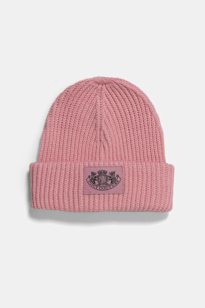 Juicy Couture gyapjú sapka és sál JCAWH225715 rózsaszín AW25