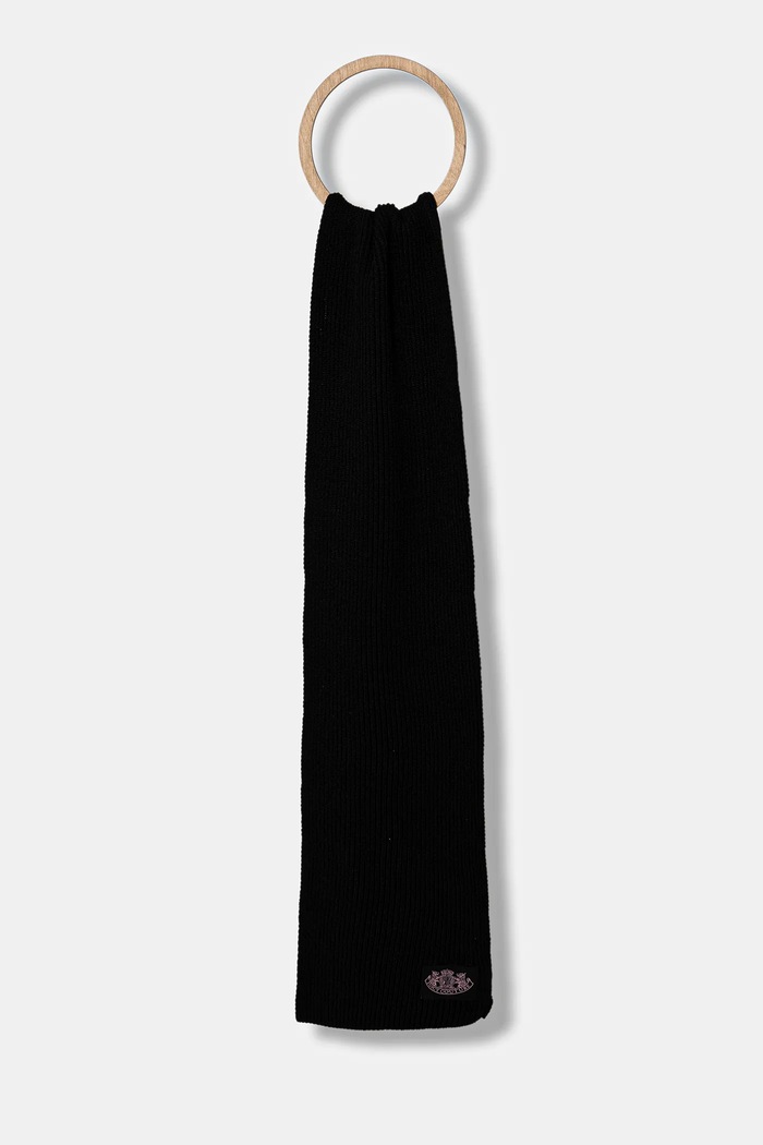 Accesorii Juicy Couture pălărie și eșarfă din lână JCAWH225715 negru