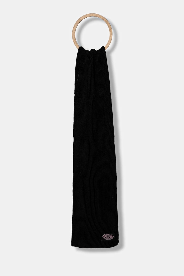Accesorii Juicy Couture pălărie și eșarfă din lână JCAWH225715 negru