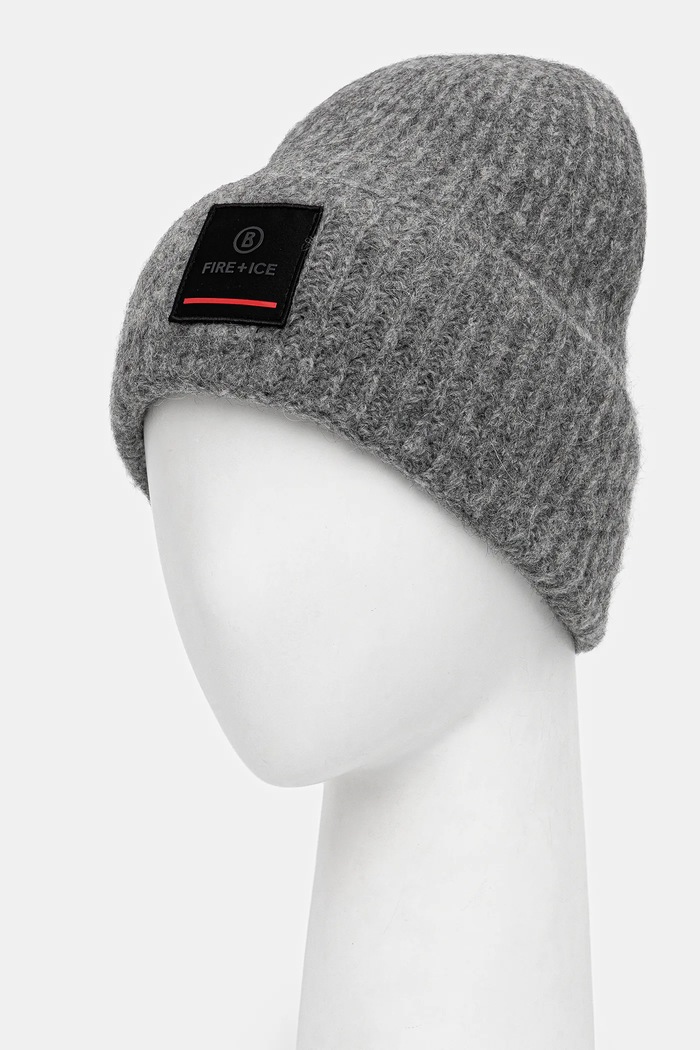 BOGNER Fire+Ice Căciulă de damă din lână TUANA 94569302 gri AW25