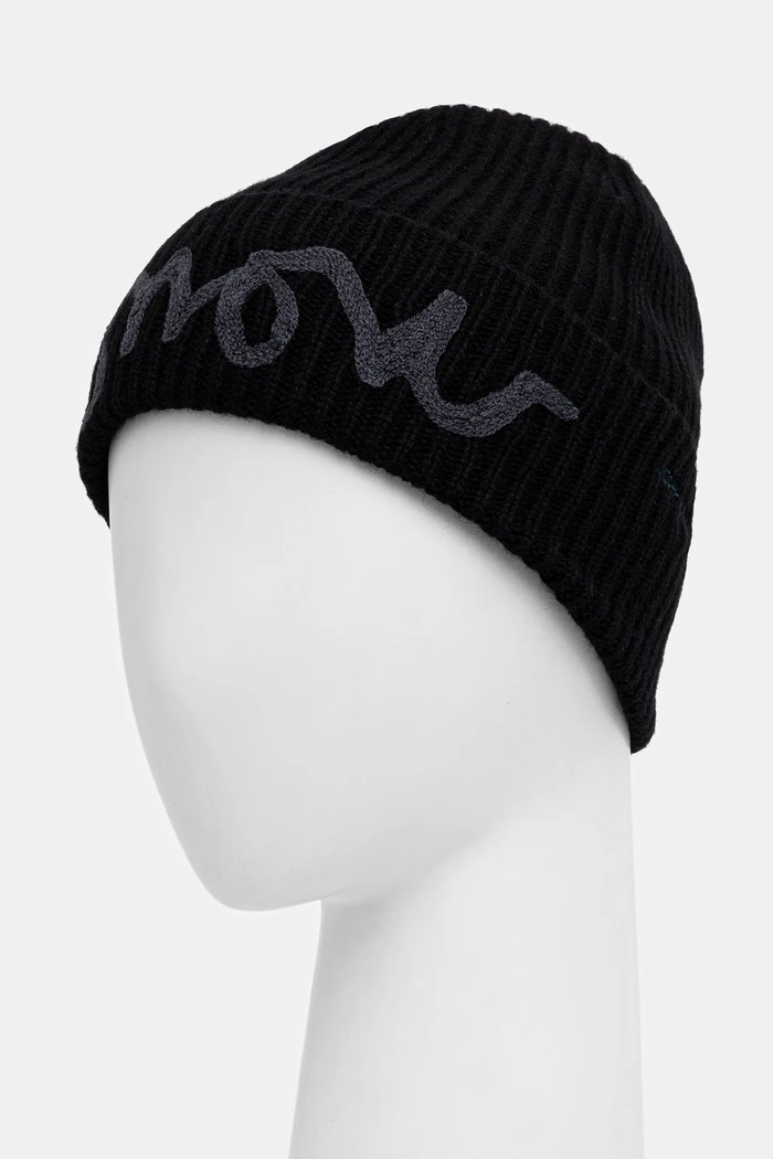 Kašmírový klobúk Rossignol JCC RLOWH07 čierna AW25