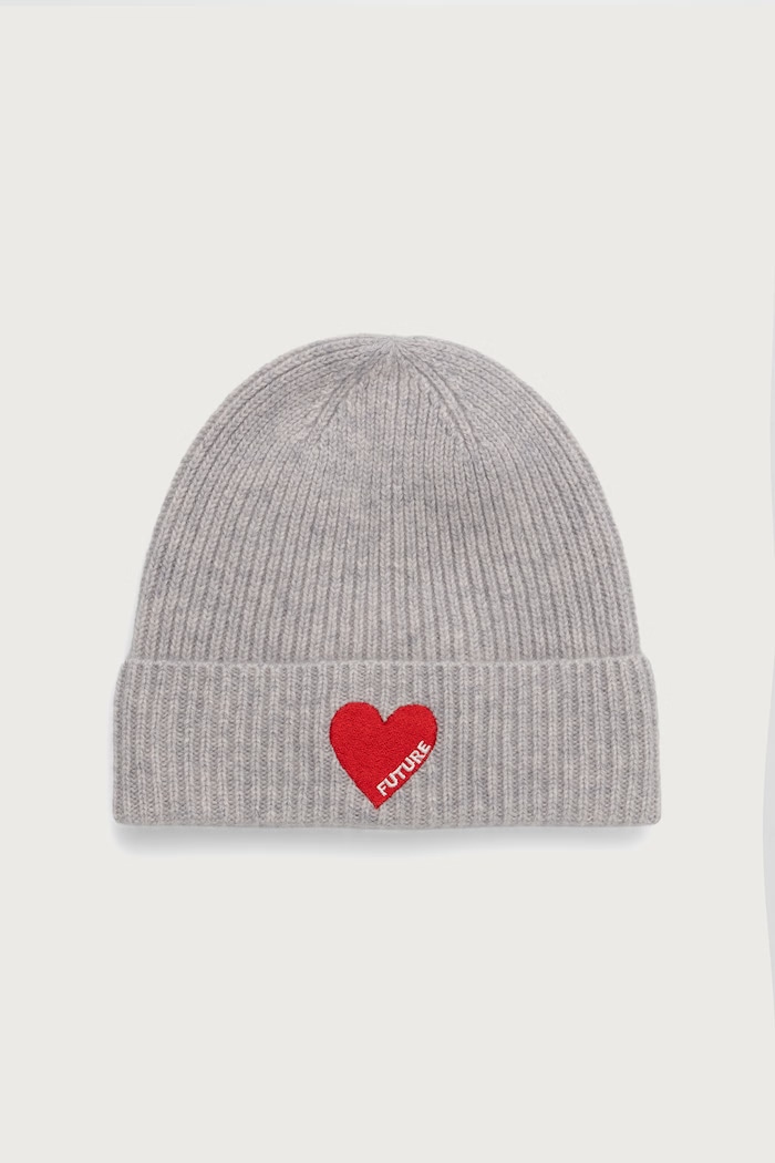 From Future Czapka beanie damska kaszmirowa szary ABO01087