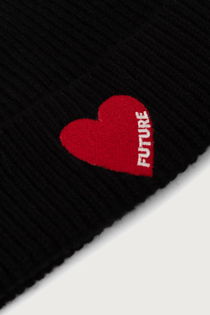 Akcesoria From Future Czapka beanie damska kaszmirowa ABO01087 czarny