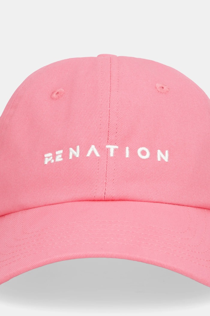 P.E Nation șapcă de baseball pentru femei din bumbac 254A089 roz SS26