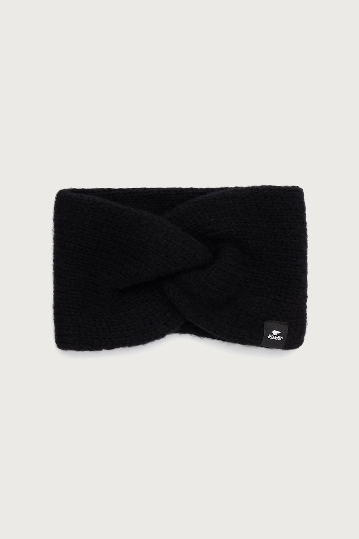 Eisbar Opaska na głowę damska z wełną merino Fenna STB czarny E36150