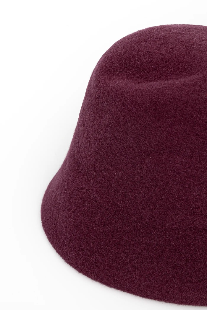 United Colors of Benetton kapelusz wełniany 6IOKDA01K fioletowy AW25