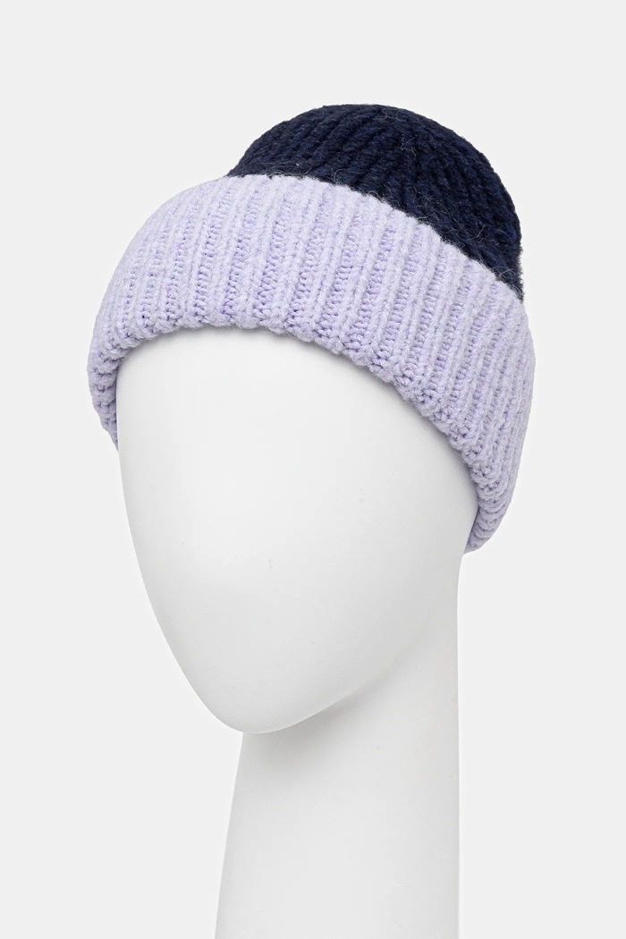 Kapa s primesjo volne United Colors of Benetton 6NWBDA01L mornarsko modra AW25