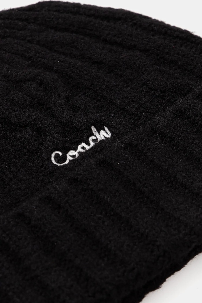 Doplnky Čiapka s prímesou vlny Coach 29CCL47 čierna