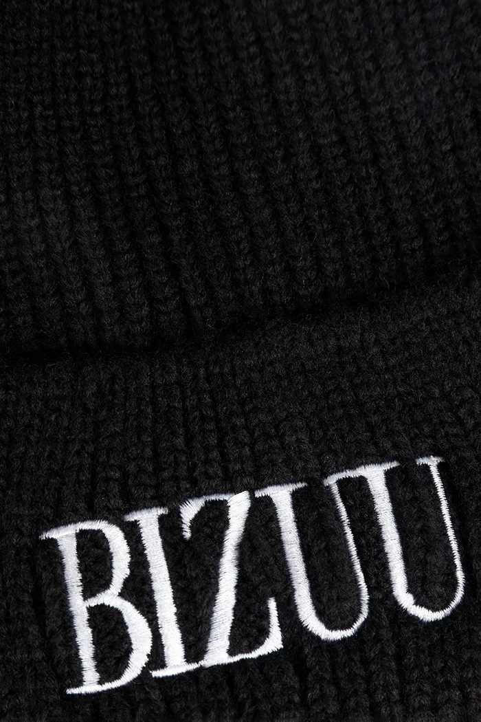 Bizuu czapka z dodatkiem wełny ROYU czarny ROYU.CZARNY