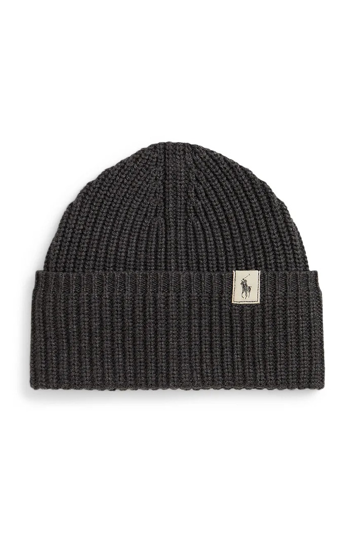 Детска памучна шапка Polo Ralph Lauren памук сив 313950725005