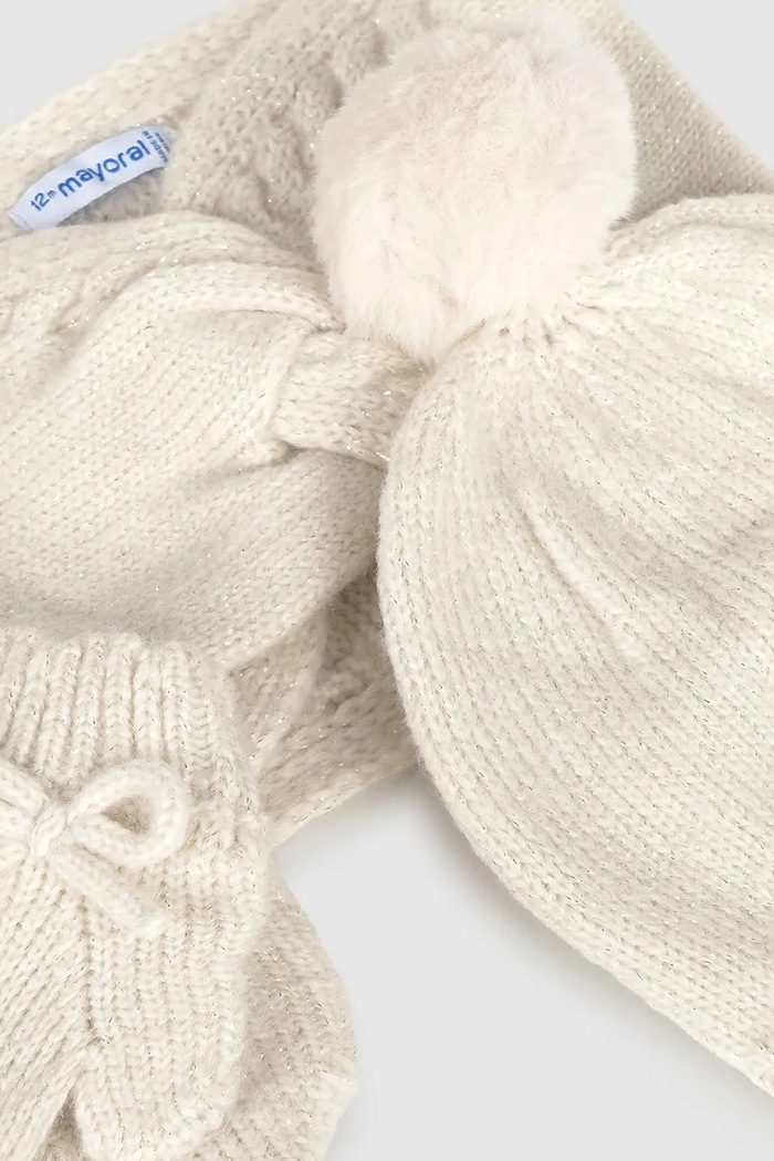Mayoral set pentru bebeluși 10019.4A.Baby.9BYA bej AW25