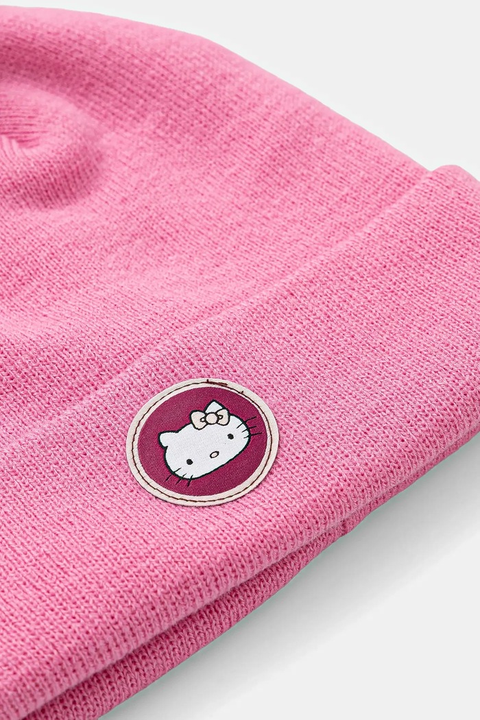 Dětská čepice Puma PUMA x HK&FR Mid Crown Pom Beanie 026562 růžová AW25