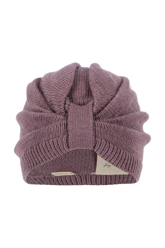 Detská vlnená čiapka Konges Sløjd LOULI BONNET KS103498.9BYA fialová AW25