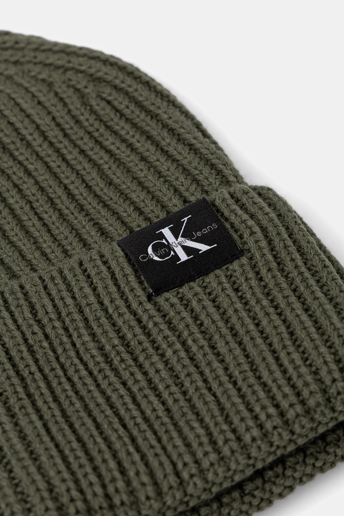 Fete Calvin Klein Jeans căciulă copii IU0IU00440.9BYA verde