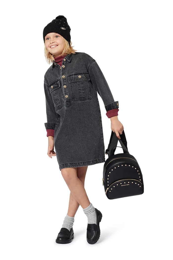 Dětská čepice Michael Kors černá R30518