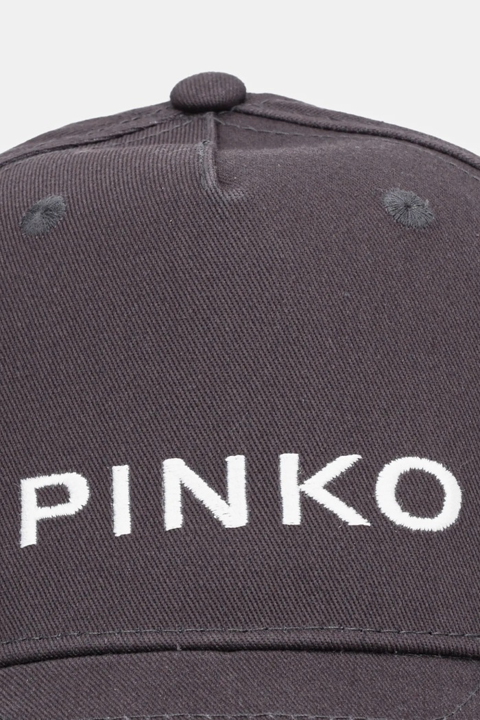 Παιδικό βαμβακερό καπέλο μπέιζμπολ Pinko KFCP001.C.CF046 μαύρο AW25