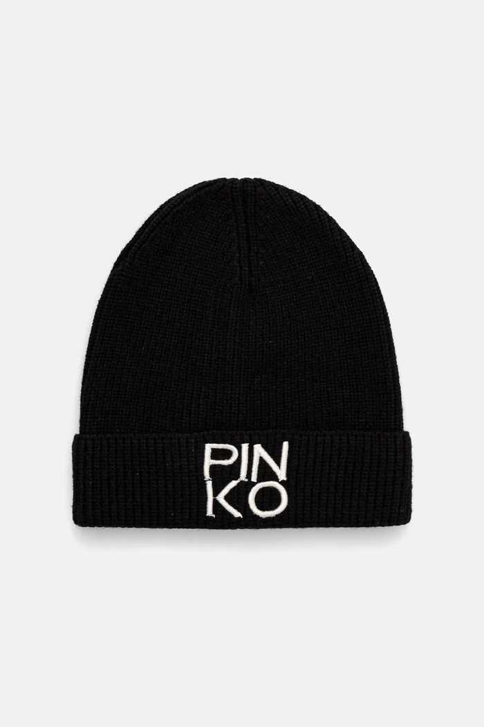 Pinko czapka aplikacja czarny KFCP003.C.FL085