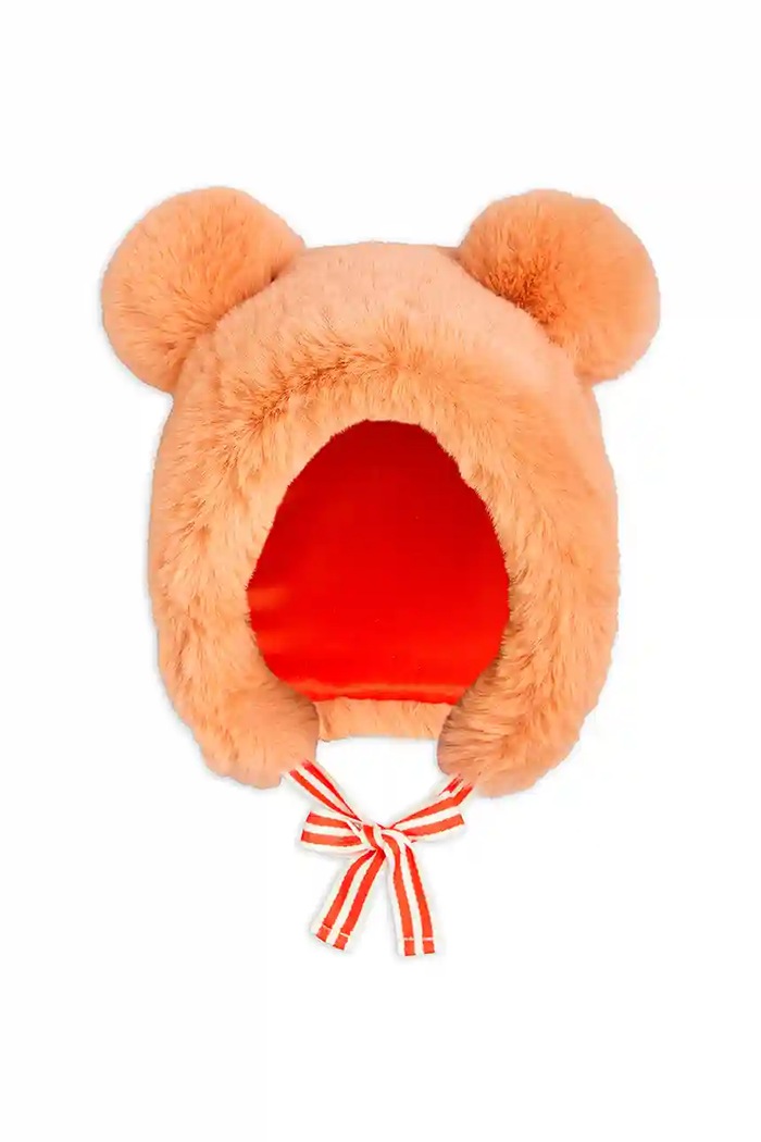 Mini Rodini căciulă copii uni roz 25765100