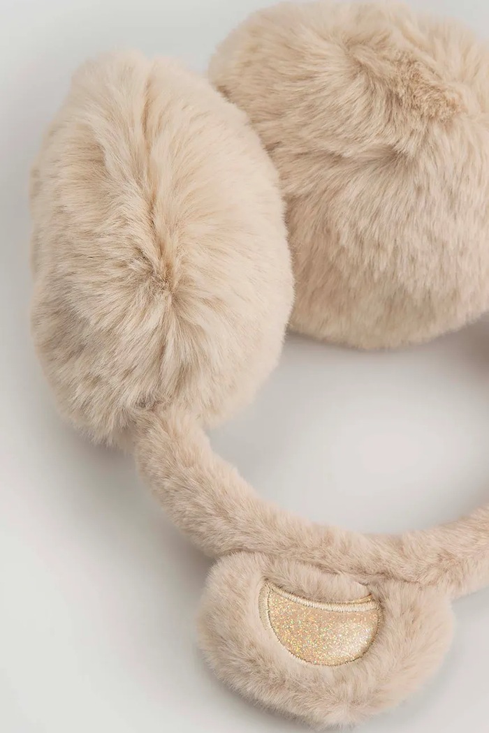 Fete Coccodrillo Earmuffs copii ZC5317104ACC bej