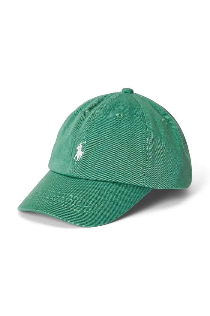 Polo Ralph Lauren czapka z daszkiem bawełna zielony 322785653067
