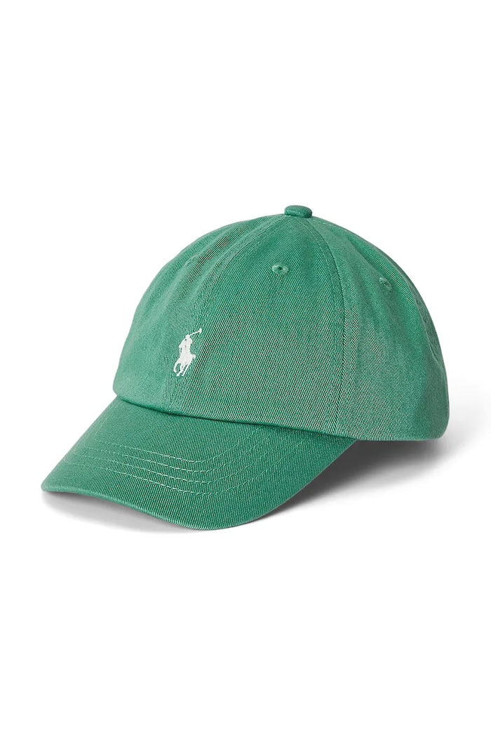 Polo Ralph Lauren czapka z daszkiem bawełna zielony 322785653067