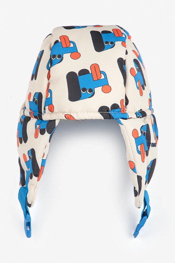 Dětská čepice Bobo Choses Doggy Mate 225AH009 béžová AW25