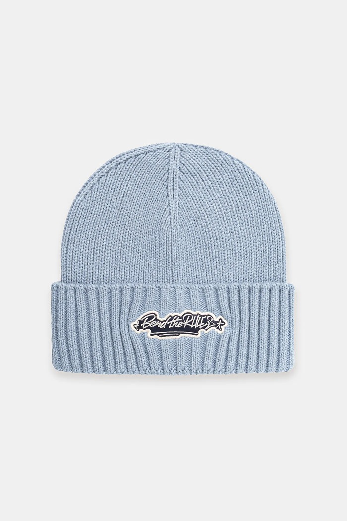 Detská čiapka Puma COMIC Mid Crown Beanie Jr stredne hrubá modrá 026558
