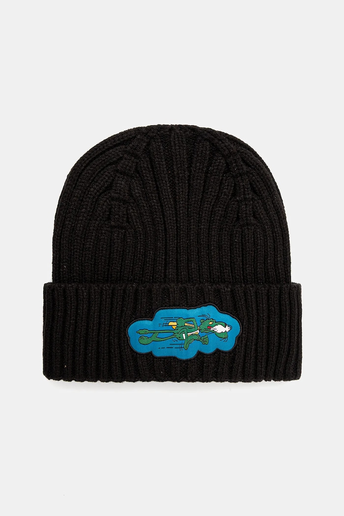 Detská čiapka Puma SUPER PUMA Mid Crown Beanie Jr stredne hrubá čierna 026565