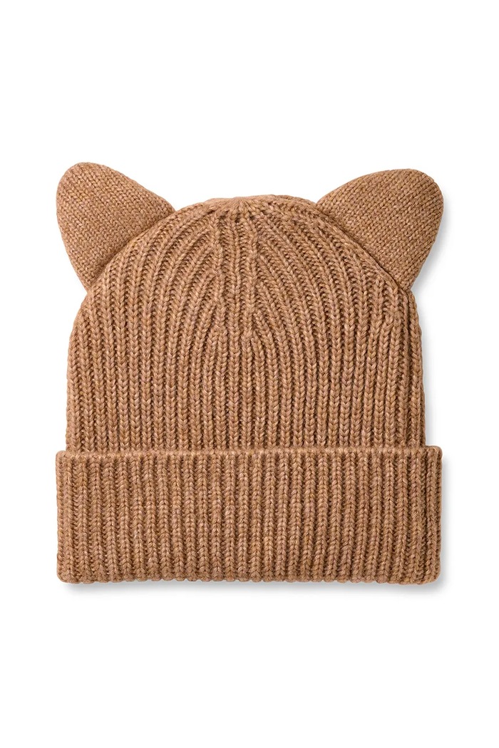 UGG căciulă din lână pentru copii CHUNKY CAT BEANIE 103088 maro AW25