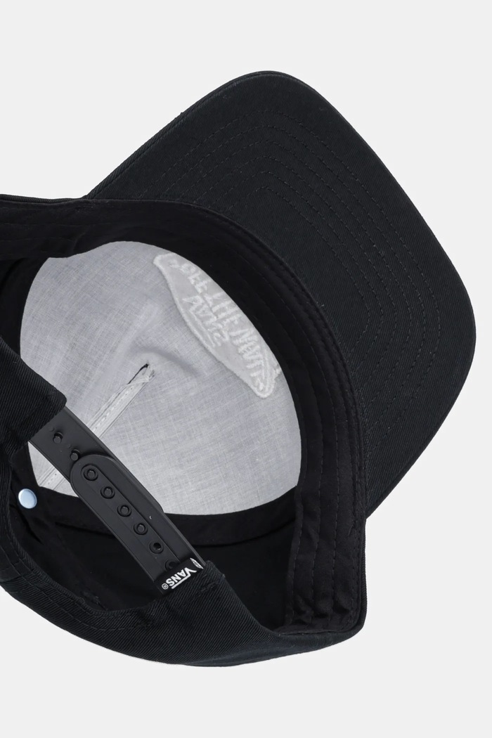Otroška bombažna bejzbolska kapa Vans Vans Classic Snapback črna VN000Q1ABLK1