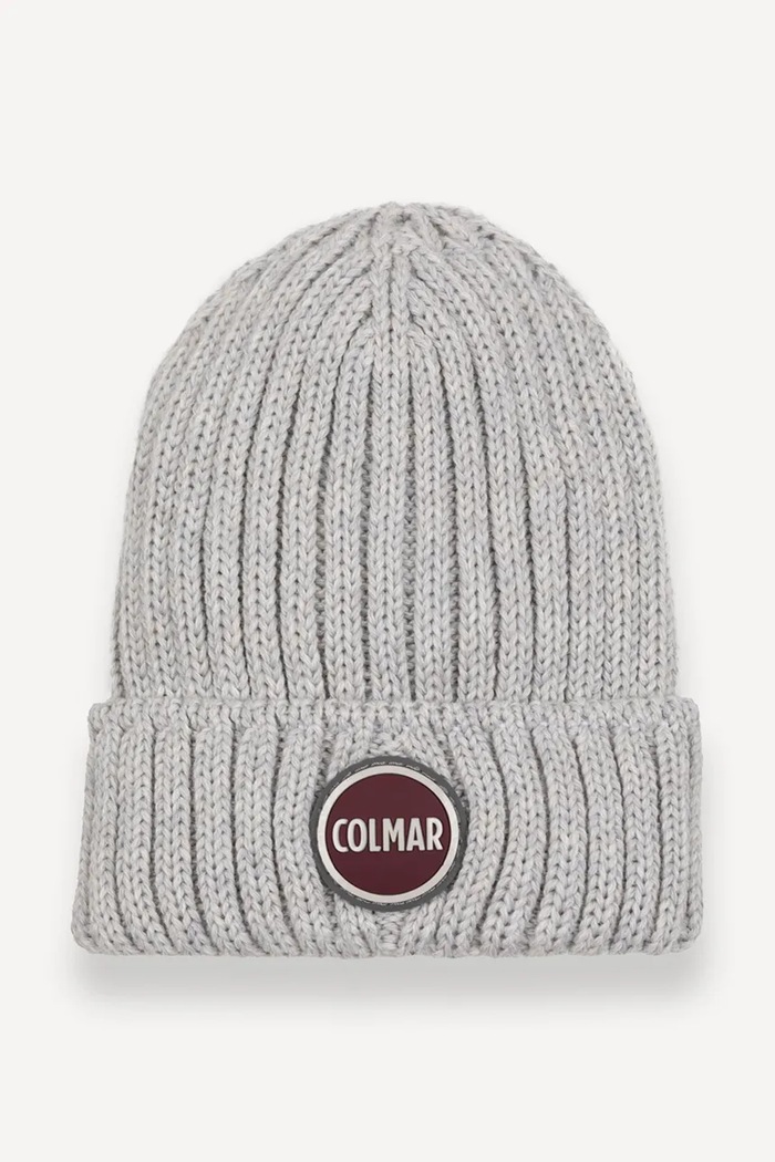Детска шапка с вълна Colmar FILMAX щампа сив 5381N.2YB