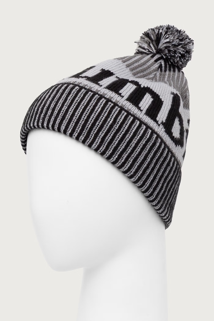 Chłopiec Columbia Czapka z pomponem dziecięca Youth Polar Powder 2137311 szary