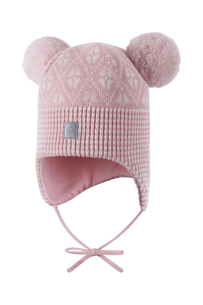 Reima Cappello in cotone bambini Kuuru rosa 5300215B.9BYA