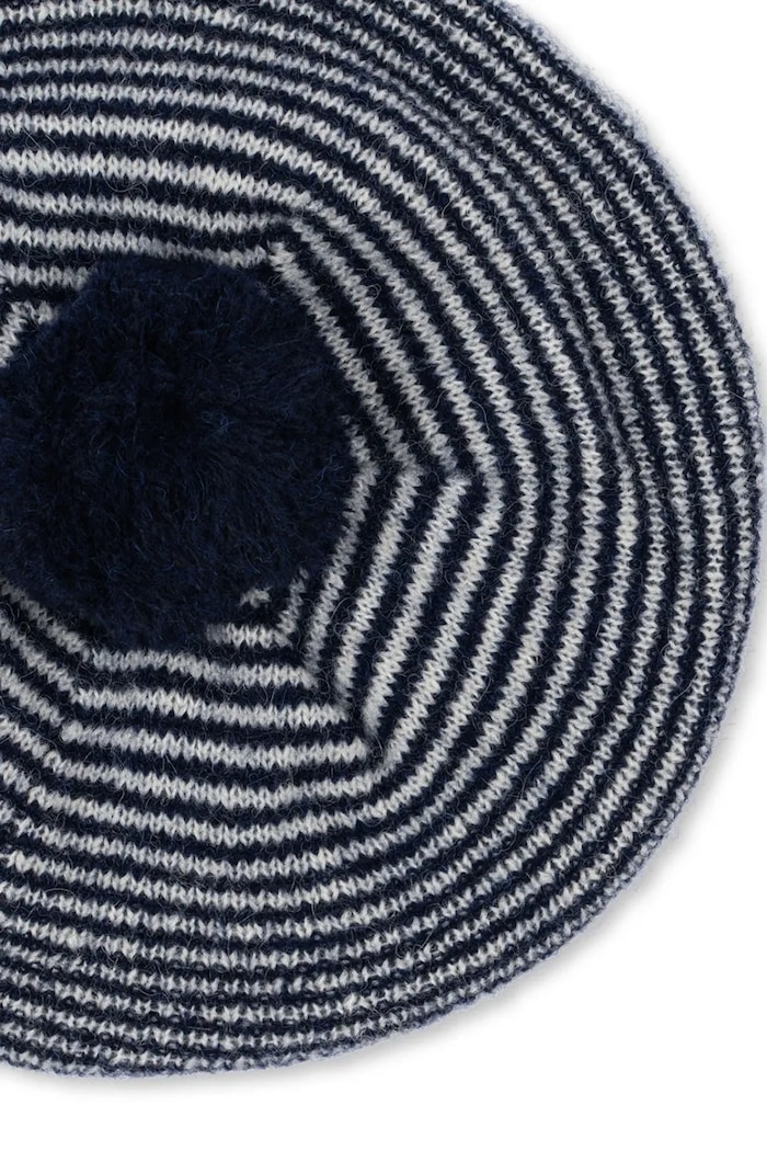 Konges Sløjd beret dziecięcy BERLE KNIT BERET KS103716.9BYA granatowy AW25