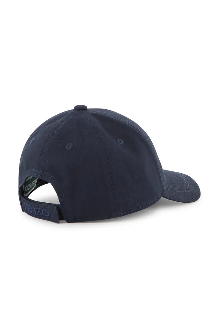 Παιδικό βαμβακερό καπέλο μπέιζμπολ Kenzo Kids K61218.54.56 σκούρο μπλε AW25
