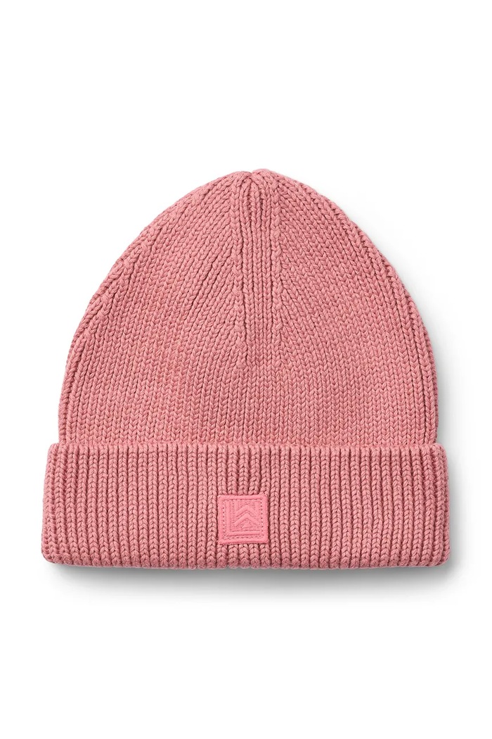 Liewood Παιδικός βαμβακερός σκούφος Liewood Ezra Beanie ροζ LW20106.9BYA