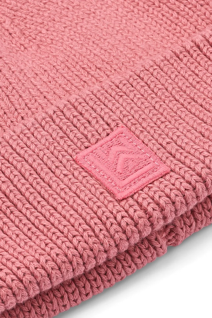 Liewood Παιδικός βαμβακερός σκούφος Liewood Ezra Beanie LW20106.9BYA ροζ AW25
