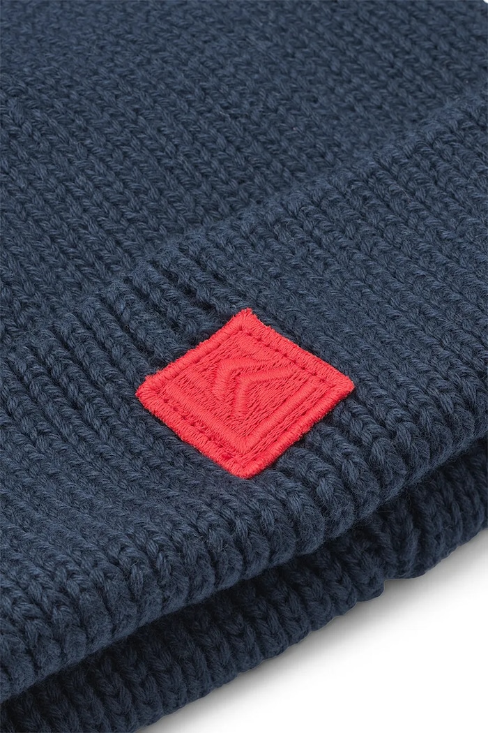 Liewood Παιδικός βαμβακερός σκούφος Liewood Ezra Beanie LW20106.9BYA σκούρο μπλε AW25