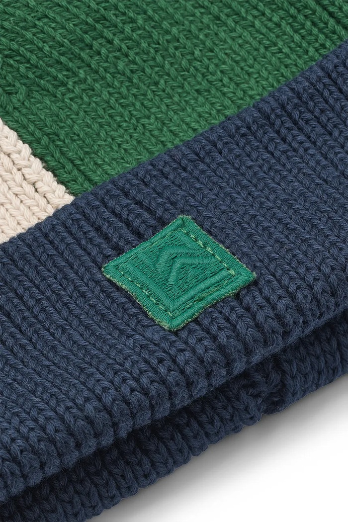 Liewood Детска памучна шапка Liewood Ezra Beanie LW20106.9BYA многоцветен AW25