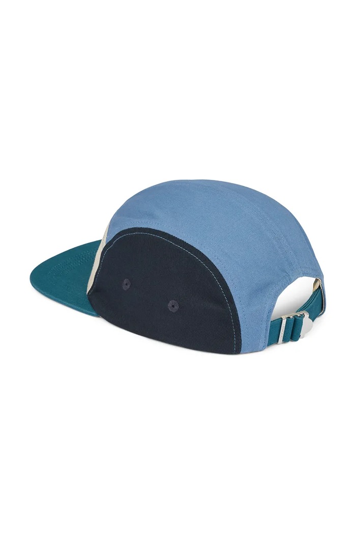 Liewood czapka z daszkiem bawełniana dziecięca Rory Printed Cap LW20388.9BYA niebieski AW25
