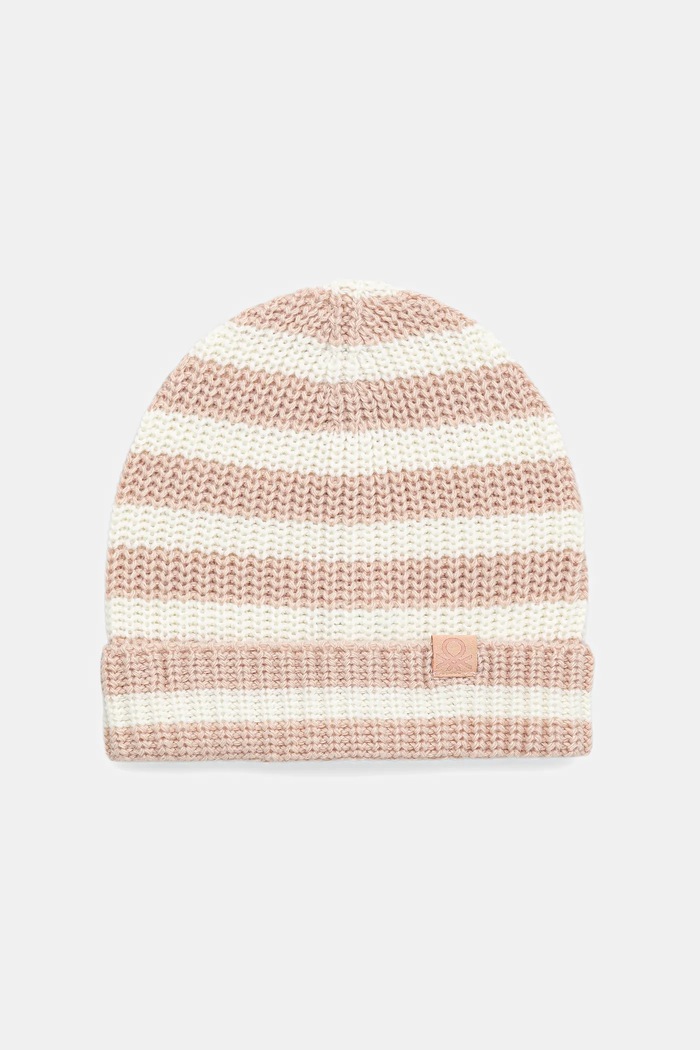Detská čiapka United Colors of Benetton tenká béžová 1370HA00C.P.seasonal