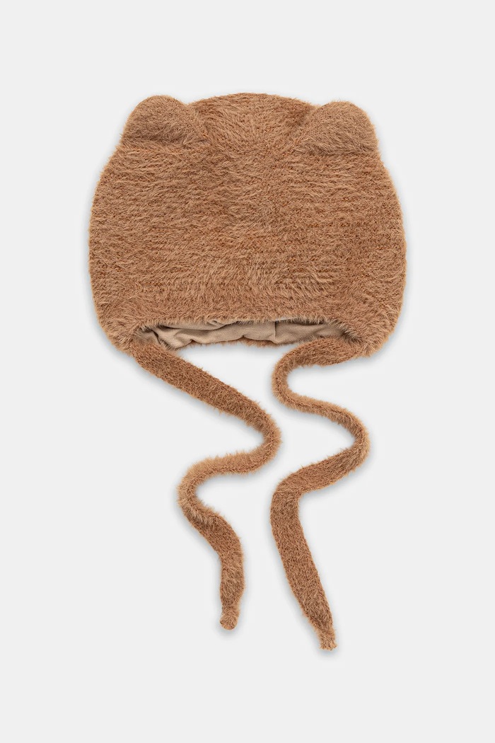 Dětská čepice Jamiks DENBY tenká hnědá DENBY.Nakr.glo.JZI031.K