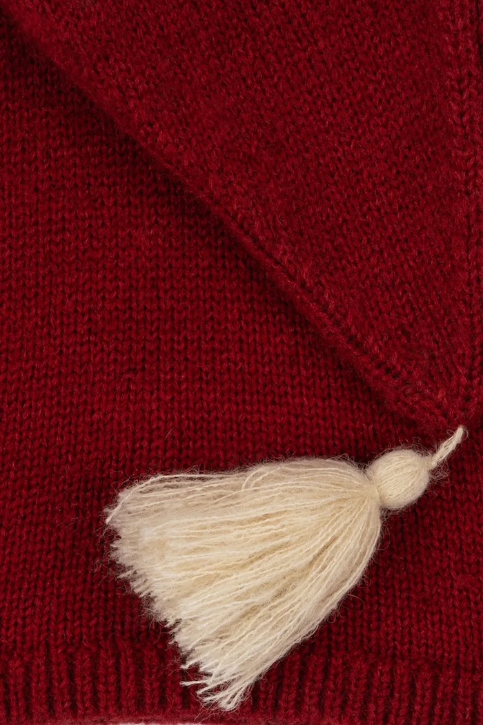 Konges Sløjd căciulă de lână pentru copii CHRISTMAS KNIT HAT KS104259.9BYA rosu AW25