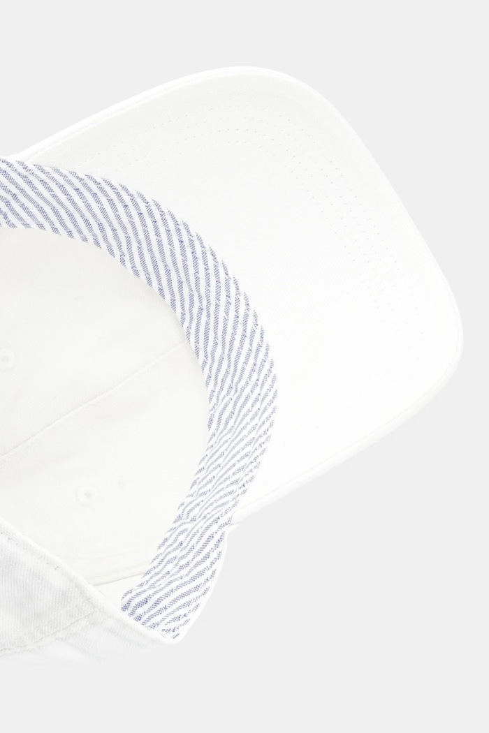 Tommy Hilfiger berretto da baseball in cotone bianco AM0AM13426