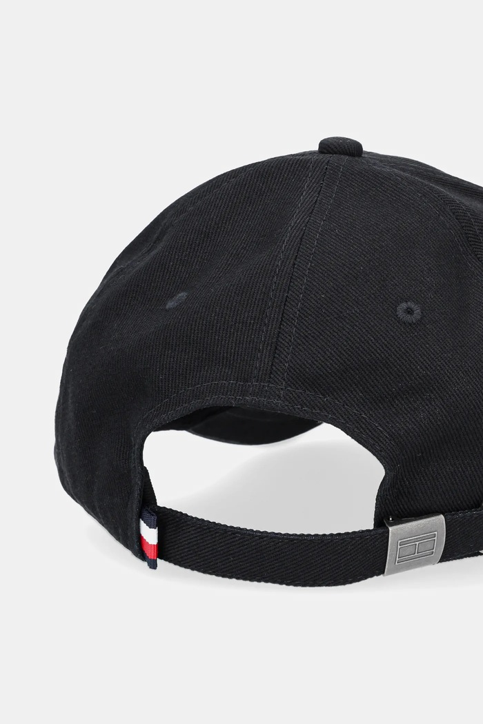 Accessori Tommy Hilfiger Berretto da baseball in cotone AM0AM13431 nero